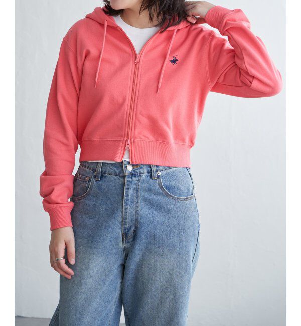 VENCE share style「BEVERLY HILLS POLO CLUB クロップドフルジップパーカー」|スウェット・ジャージ|