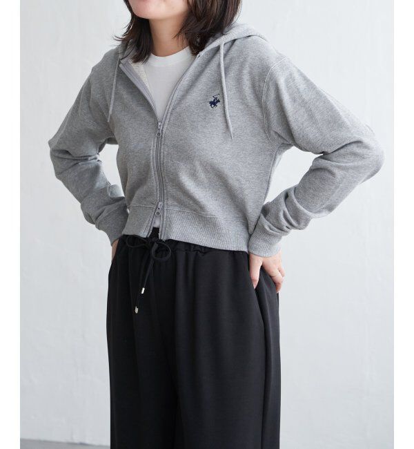 VENCE share style「BEVERLY HILLS POLO CLUB クロップドフルジップパーカー」|スウェット・ジャージ|