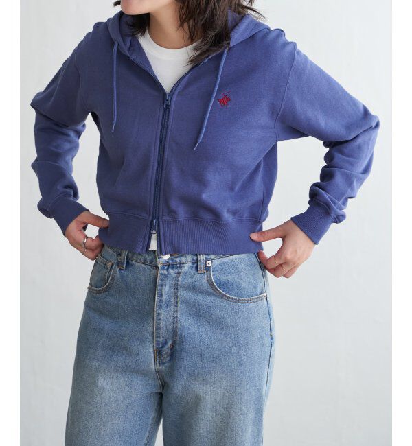 VENCE share style「BEVERLY HILLS POLO CLUB クロップドフルジップパーカー」|スウェット・ジャージ|