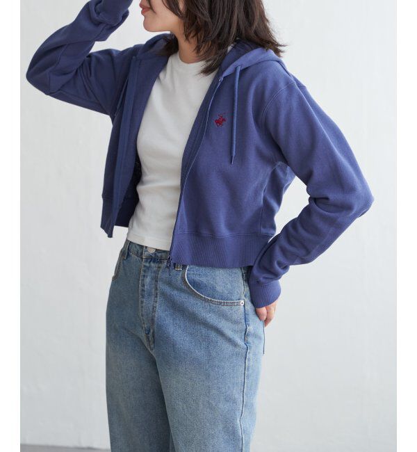 VENCE share style「BEVERLY HILLS POLO CLUB クロップドフルジップパーカー」|スウェット・ジャージ|