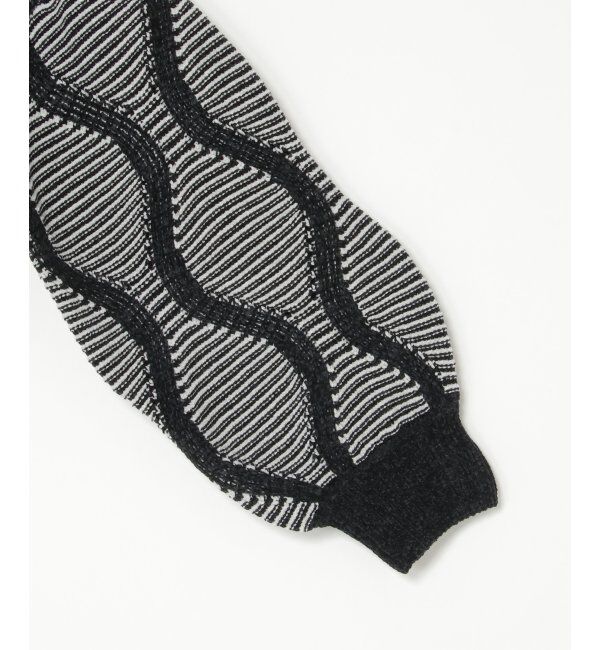 VENCE share style「5Gヒョウタン柄ジャガードプルオーバー」|ニット・セーター|