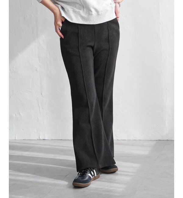 VENCE share style「コーデユロイ裏フリースフレアパンツ」|その他|