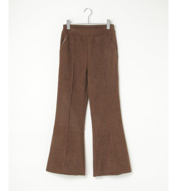 VENCE share style「コーデユロイ裏フリースフレアパンツ」|その他|