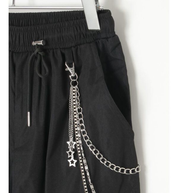VENCE share style「チェーン付きカーゴパンツ」|デニム|