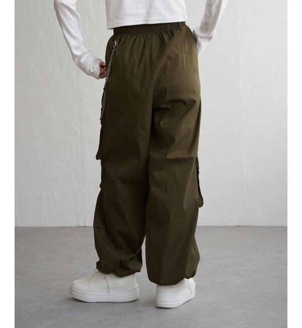 VENCE share style「チェーン付きカーゴパンツ」|デニム|