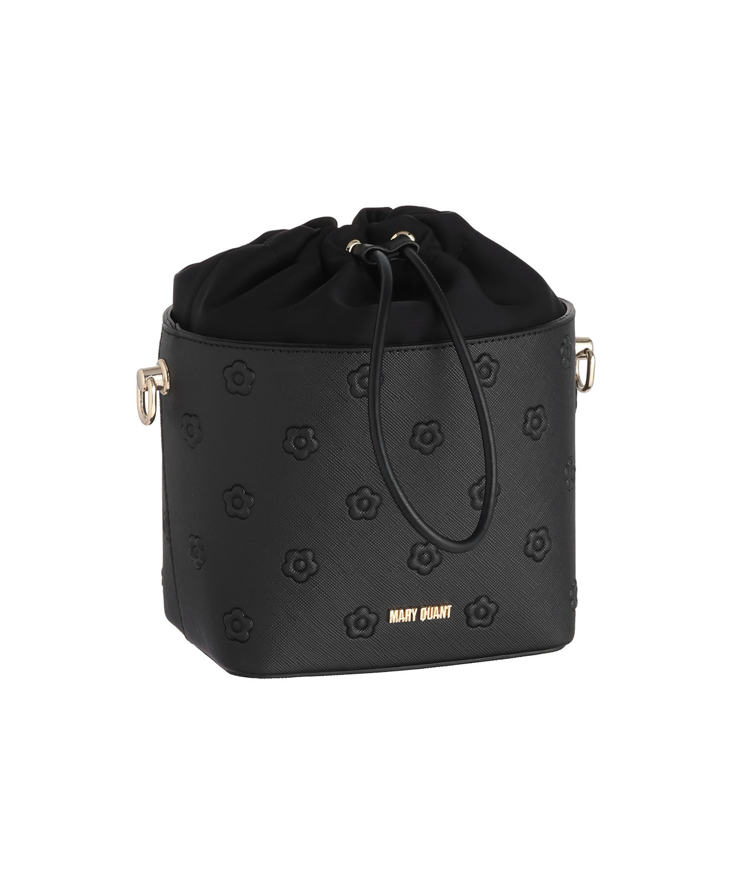 MARY QUANT「シンプルエンボスデイジー ドロストショルダー」|ショルダー・メッセンジャー|