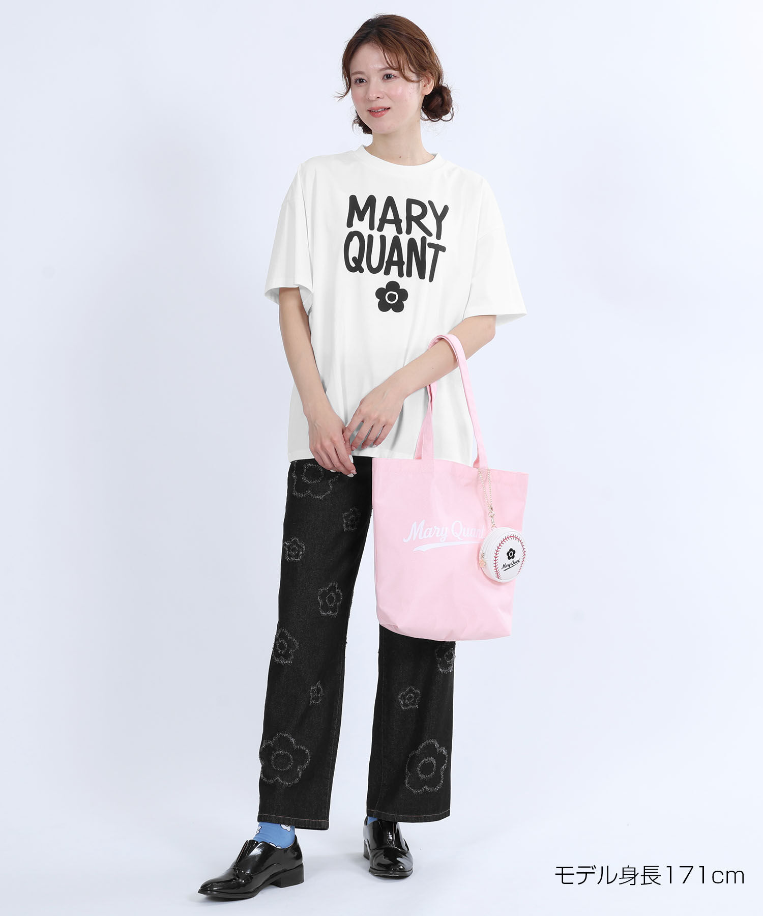 MARY QUANT「ペイントロゴ Tシャツ」|Tシャツ・カットソー|