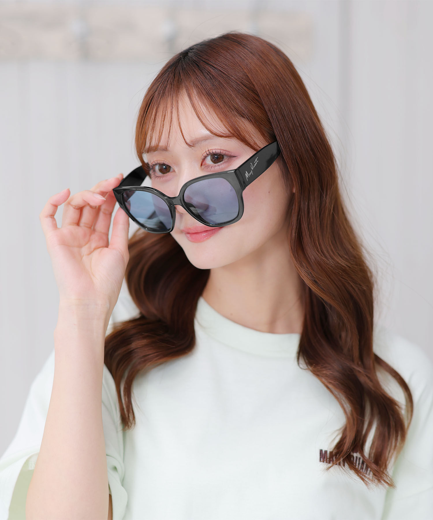 MARY QUANT「ウェリントン サングラス」|サングラス|ブラック