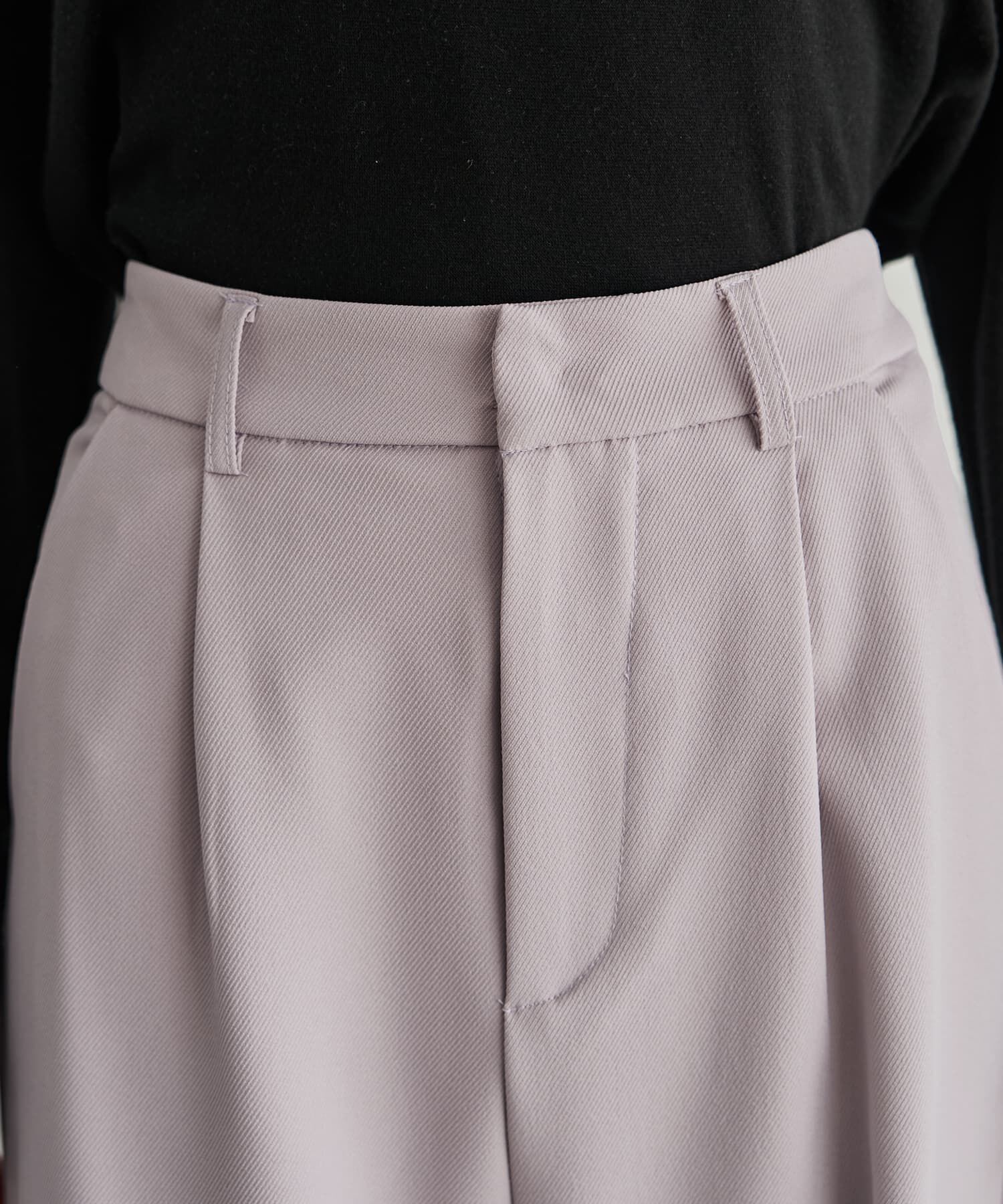 STYLE DELI「裏地付きストレッチツイルワイドパンツ」|その他|