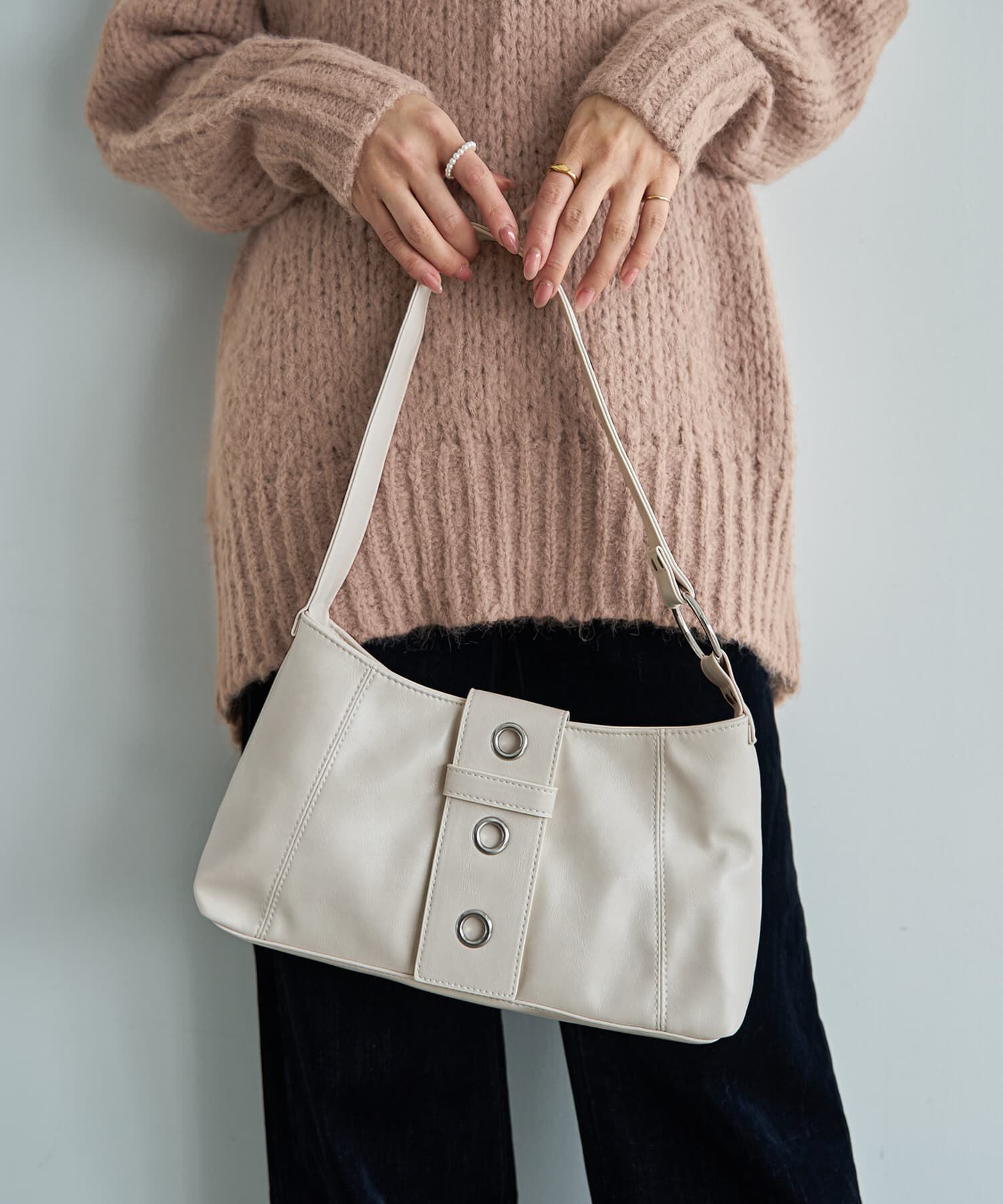 STYLE DELI「ハトメベルトCOLORショルダーバッグ」|ショルダー・メッセンジャー|