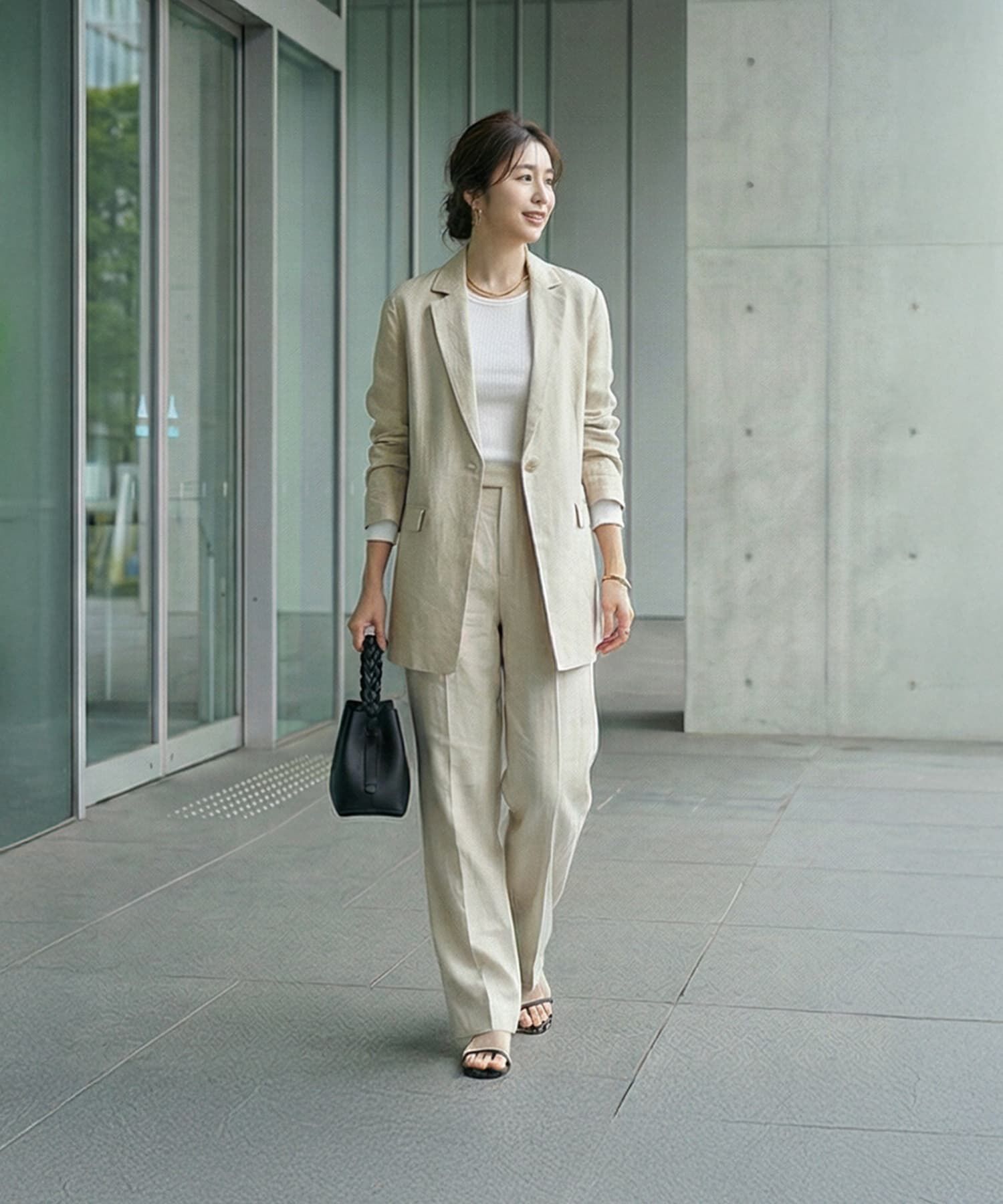 STYLE DELI「【DELI by】グレイスフォルム リアルレザーミニバケットバッグ」|ショルダー・メッセンジャー|