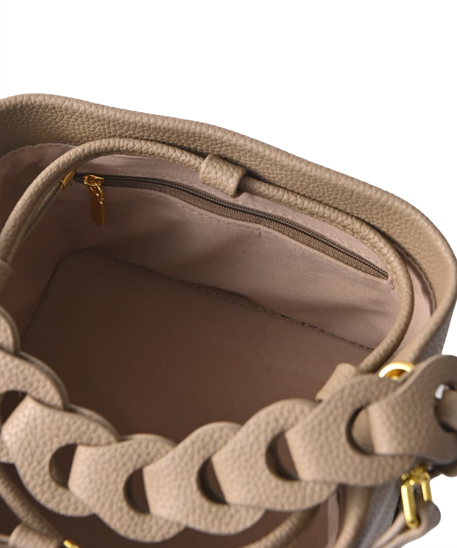 STYLE DELI「【DELI by】グレイスフォルム リアルレザーミニバケットバッグ」|ショルダー・メッセンジャー|