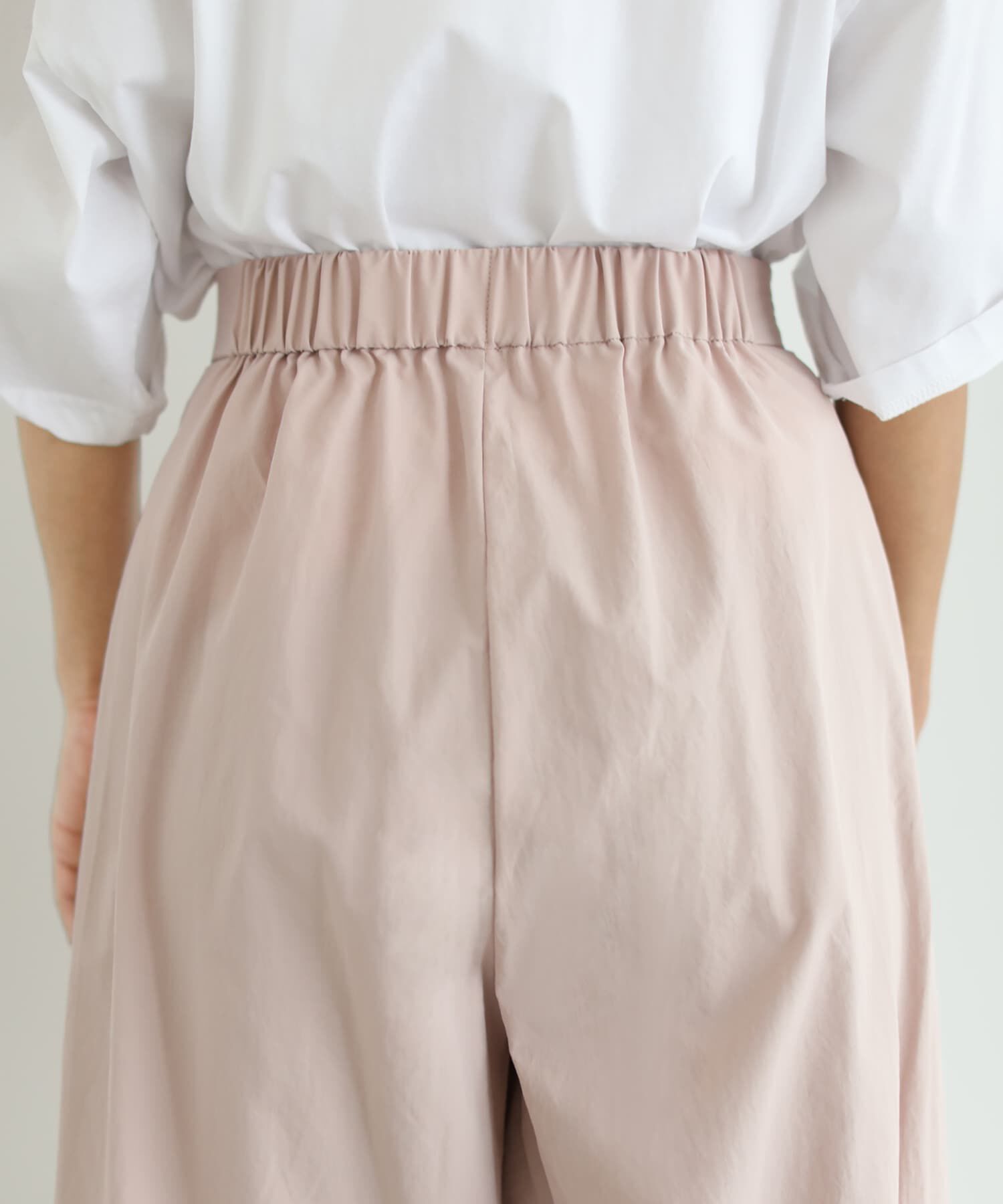 STYLE DELI「【selection】しなやかライトなタックパラシュートパンツ」|スラックス|