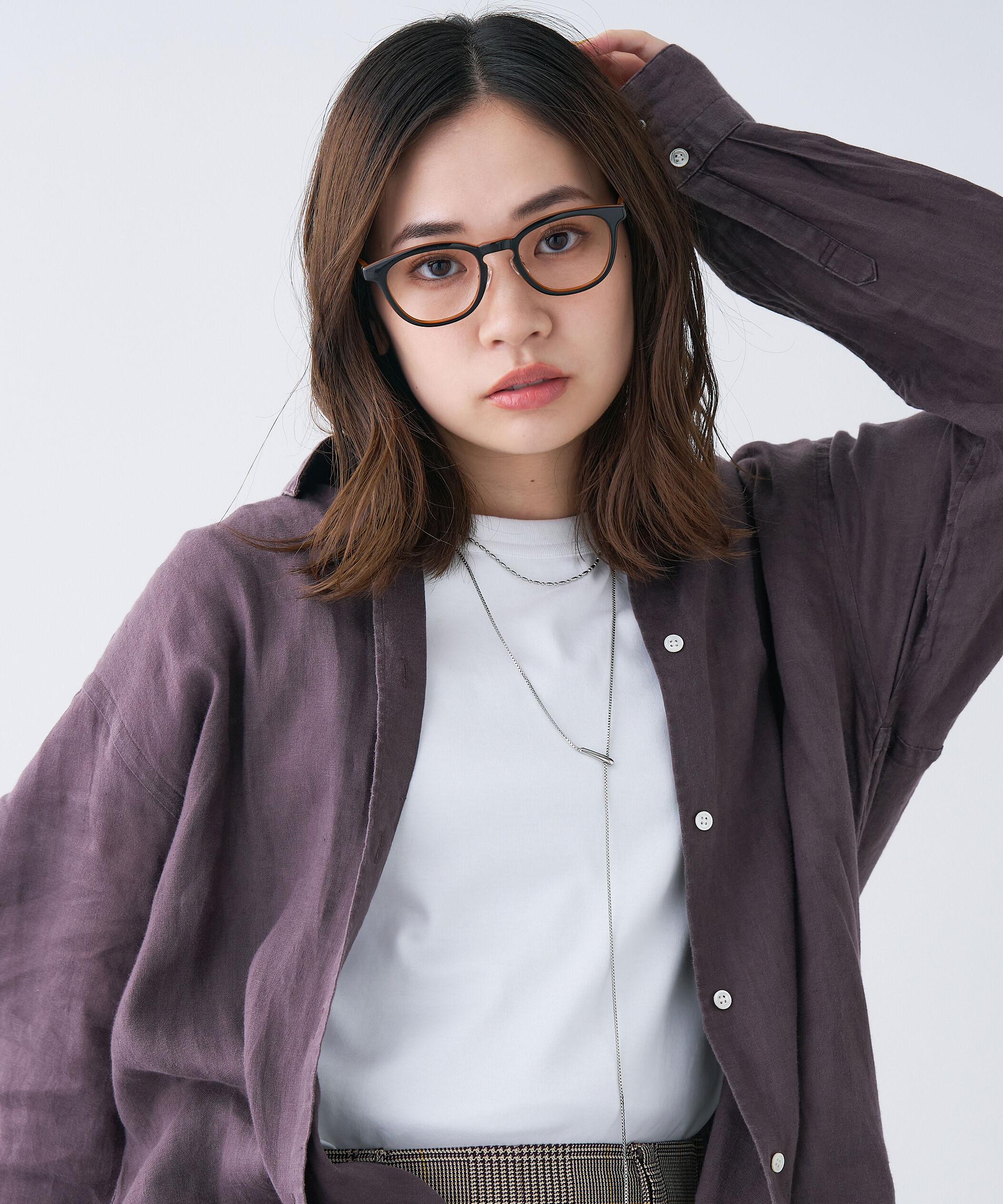  「ウェリントン型 メガネ｜Zoff｜UNITED ARROWS ユナイテッドアローズ レンズ交換券付き」|メガネ|ブラック