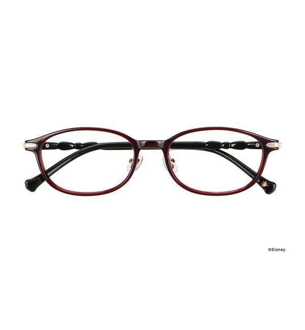  「ウェリントン型 メガネ Disney PRINCESS 白雪姫 (カジュアルライン) ディズニープリンセス レンズ交換券付」|メガネ|