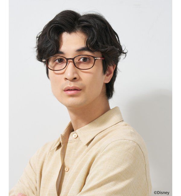  「ウェリントン型 メガネ Disney PRINCESS 白雪姫 (カジュアルライン) ディズニープリンセス レンズ交換券付」|メガネ|