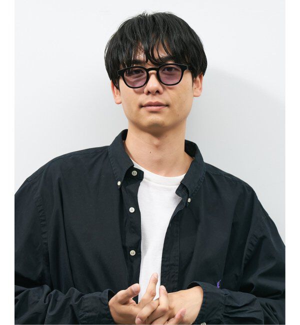  「【WEB限定】ウェリントン型 サングラス | カラーレンズ 軽量 トレンド 紫外線対策 UVカット ユニセックス」|サングラス|