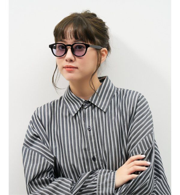  「【WEB限定】ウェリントン型 サングラス | カラーレンズ 軽量 トレンド 紫外線対策 UVカット ユニセックス」|サングラス|