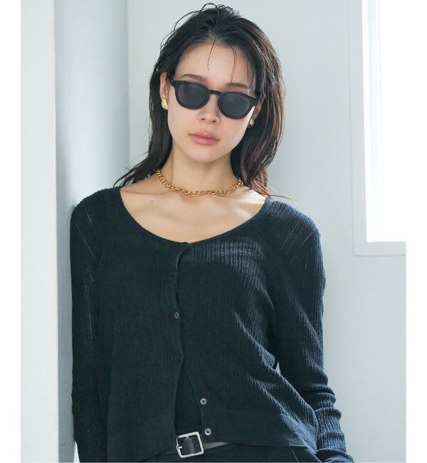  「【WEB限定】ウェリントン型 サングラス | カラーレンズ 軽量 トレンド 紫外線対策 UVカット ユニセックス」|サングラス|