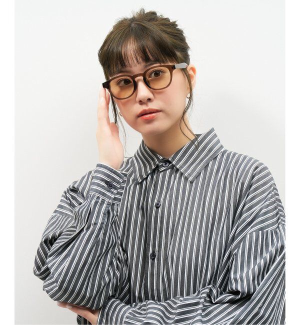  「【WEB限定】ウェリントン型 サングラス | カラーレンズ 軽量 トレンド 紫外線対策 UVカット ユニセックス」|サングラス|