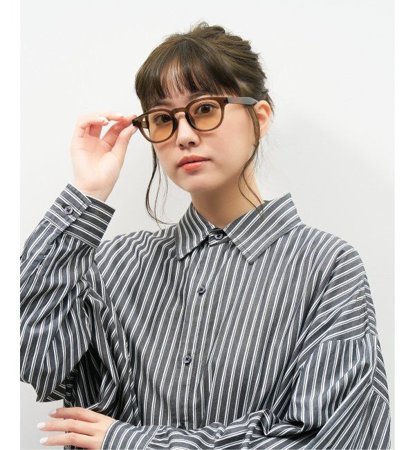  「【WEB限定】ウェリントン型 サングラス | カラーレンズ 軽量 トレンド 紫外線対策 UVカット ユニセックス」|サングラス|