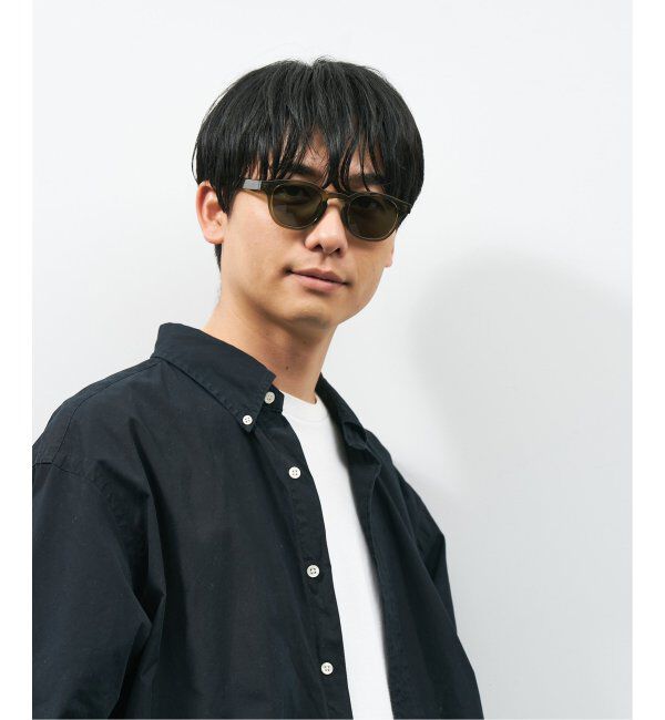  「【WEB限定】ウェリントン型 サングラス | カラーレンズ 軽量 トレンド 紫外線対策 UVカット ユニセックス」|サングラス|オリーブ