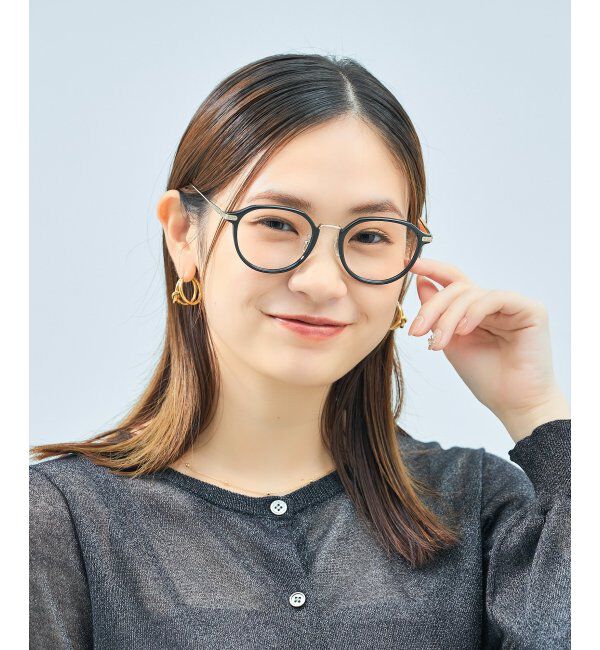  「Zoff｜UNITED ARROWS メガネ | [Casual] 伊達メガネ 度付き ユナイテッドアローズ   レンズ交換券付」|メガネ|ブラック