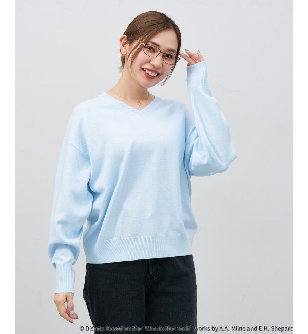  「 ウェリントン型 メガネ | 軽量、眼鏡、くまのプーさん Zoff  レンズ交換券付 レンズ交換券付」|メガネ|