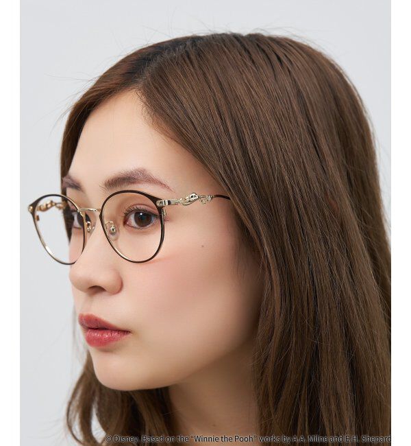  「 ボストン型 メガネ | 軽量、眼鏡、伊達めがね、度付きレンズ交換 Zoff  レンズ交換券付 レンズ交換券付」|メガネ|薄ブラウン1