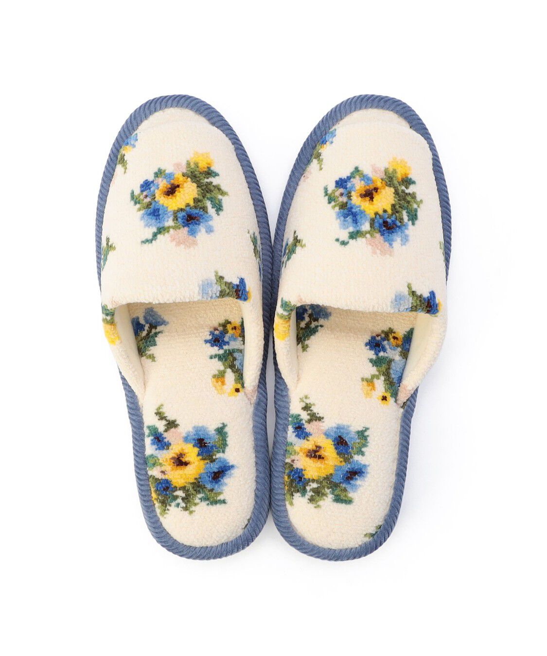 FEILER「ブラウローゼン　スリッパ　BRO-260226」|ルームシューズ|アイボリー