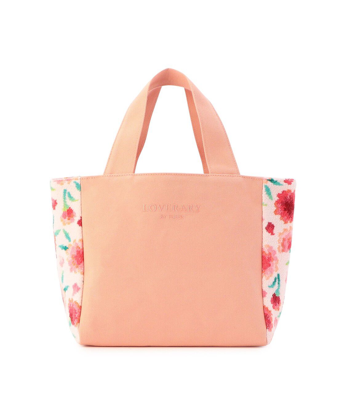 LOVERARY BY FEILER「ラブラリーカーネーション　トートバッグ　L/CAN-260465」|トートバッグ|ペールピンク