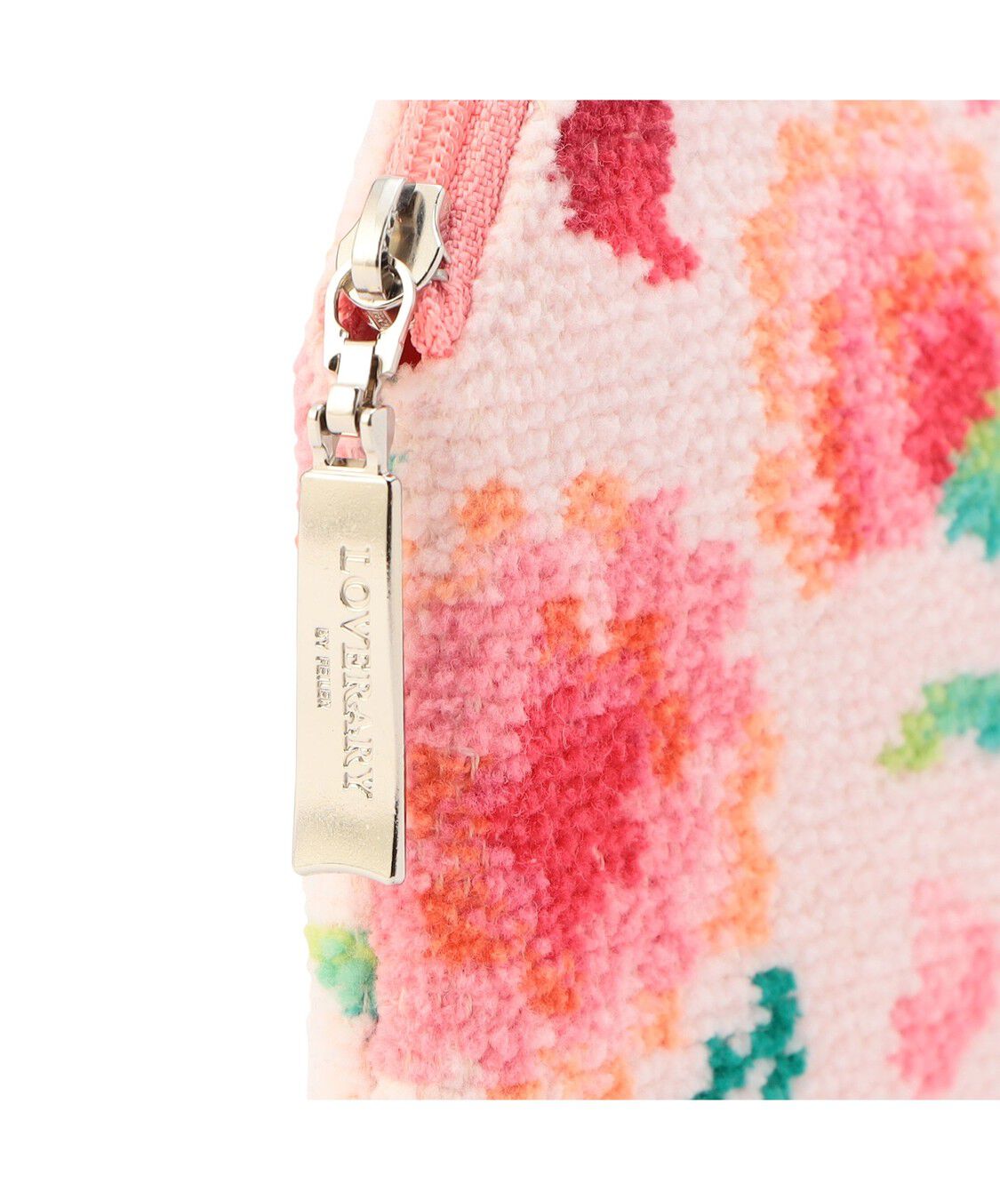 LOVERARY BY FEILER「ラブラリーカーネーション　ラウンドフラットポーチ　L/CAN-260460」|ポーチ|