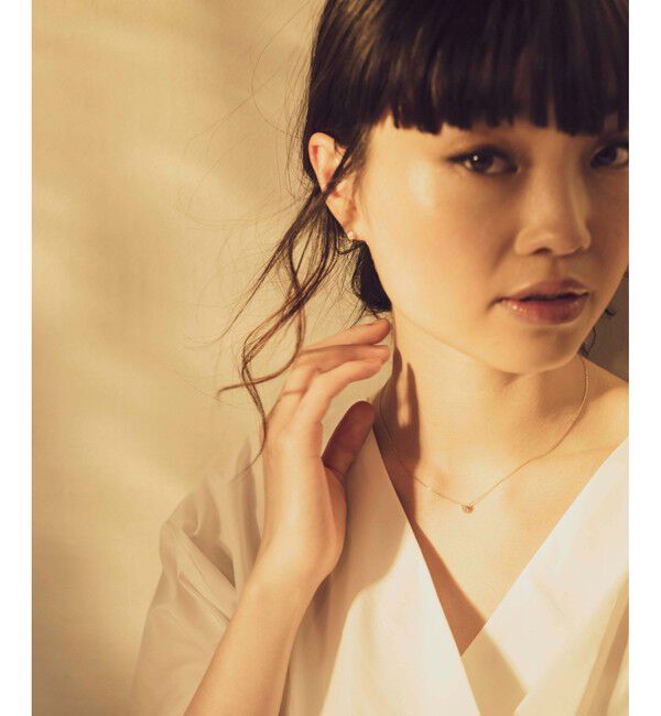 ete「K18 ダイヤモンド 0.15ct ネックレス「ブライト」」|ネックレス|