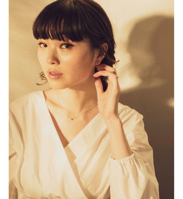 ete「K18 ダイヤモンド 0.15ct ネックレス「ブライト」」|ネックレス|