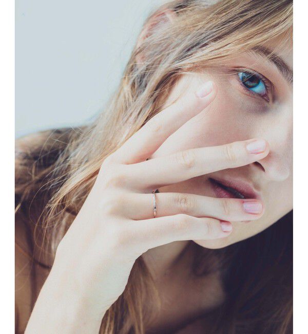 ete「K18MPG レイヤード ダイヤモンド ツイスト リング」|リング|