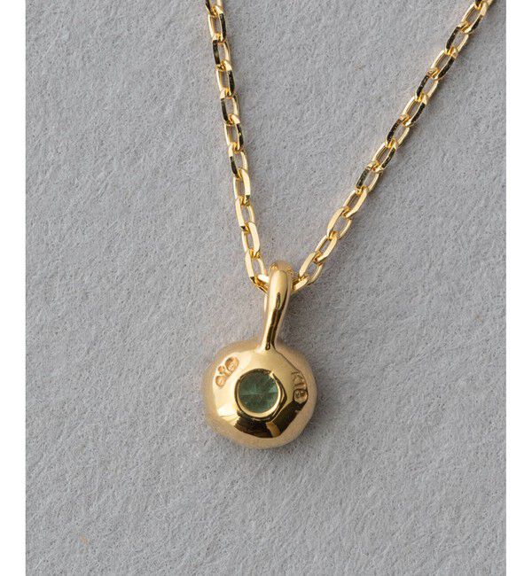 ete「K18YG フルール ネックレス（誕生石 5・7・9月）」|ネックレス|