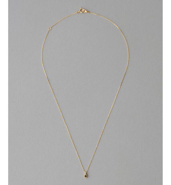 ete「K18YG フルール ネックレス（誕生石 5・7・9月）」|ネックレス|