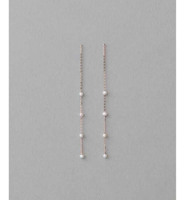 ete「[ミストピンク] K10MPG パール ピアス」|ピアス|ピンクゴールド