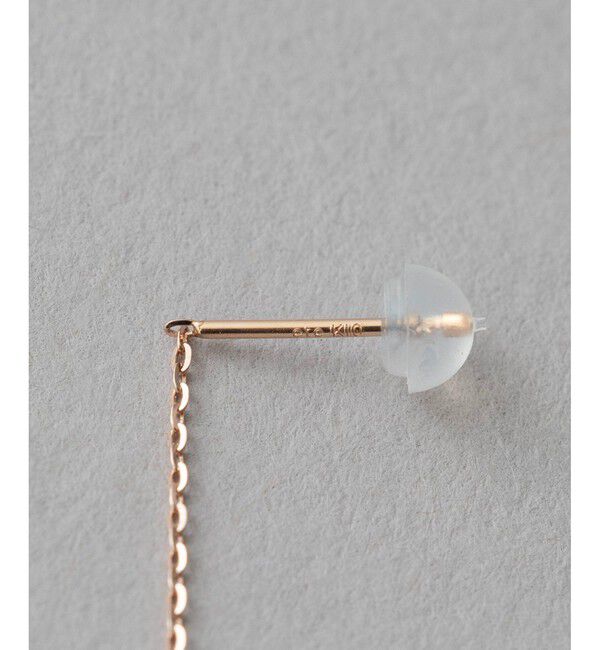 ete「[ミストピンク] K10MPG パール ピアス」|ピアス|