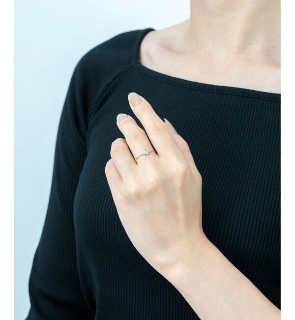 Jouete「K10YG オパールリング」|リング|