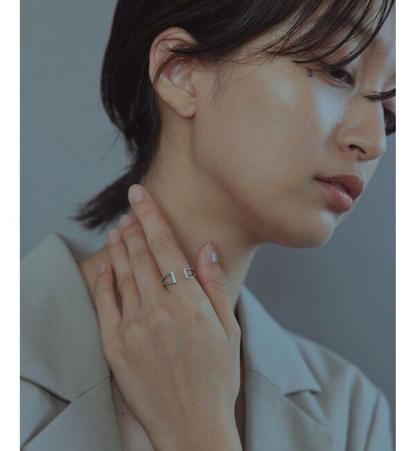 Jouete「フォークリング ジルコニア」|リング|