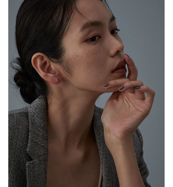 Jouete「K10YG ピアス ロンドンブルートパーズ」|ピアス|