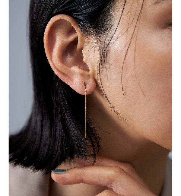 Jouete「K18YG ピアス ベネチアンチェーン」|ピアス|