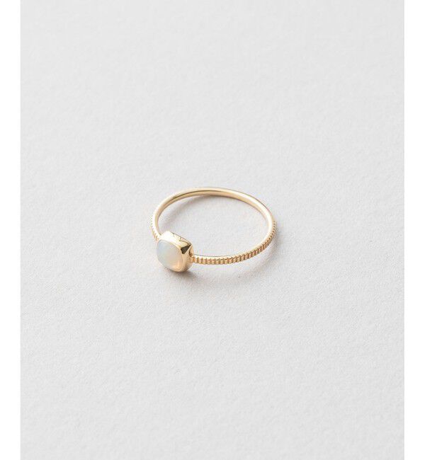 Jouete「[オパール] K10YG リング スクエア」|リング|