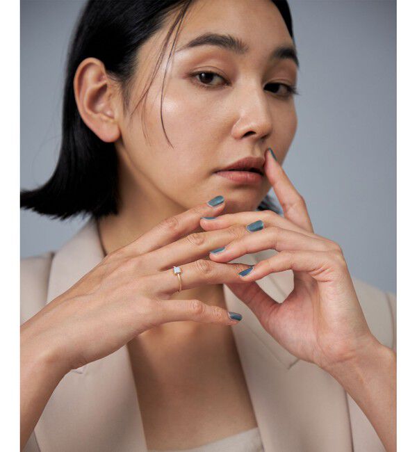 Jouete「[オパール] K10YG リング スクエア」|リング|