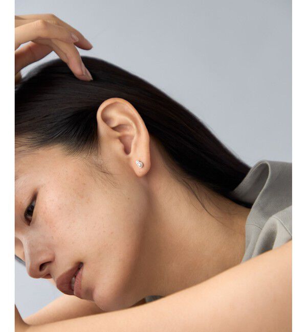 Jouete「ピアス パール&times;ジルコニア」|ピアス|