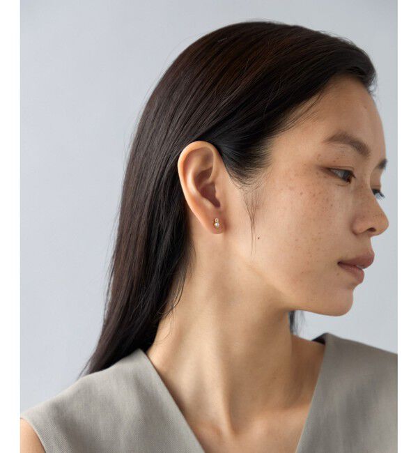 Jouete「ピアス パール&times;ジルコニア」|ピアス|