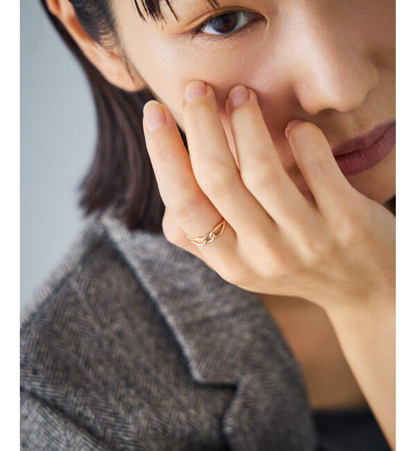 Jouete「[レイヤー] K10 リング チェーン コンビカラー」|リング|