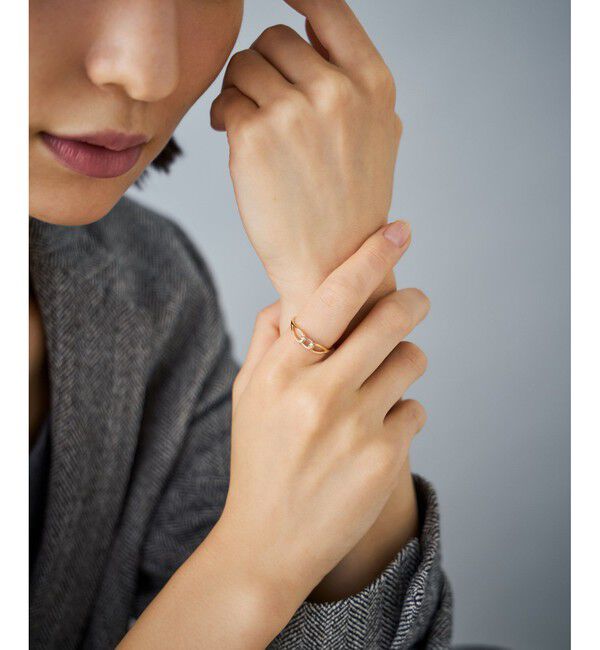 Jouete「[レイヤー] K10 リング チェーン コンビカラー」|リング|