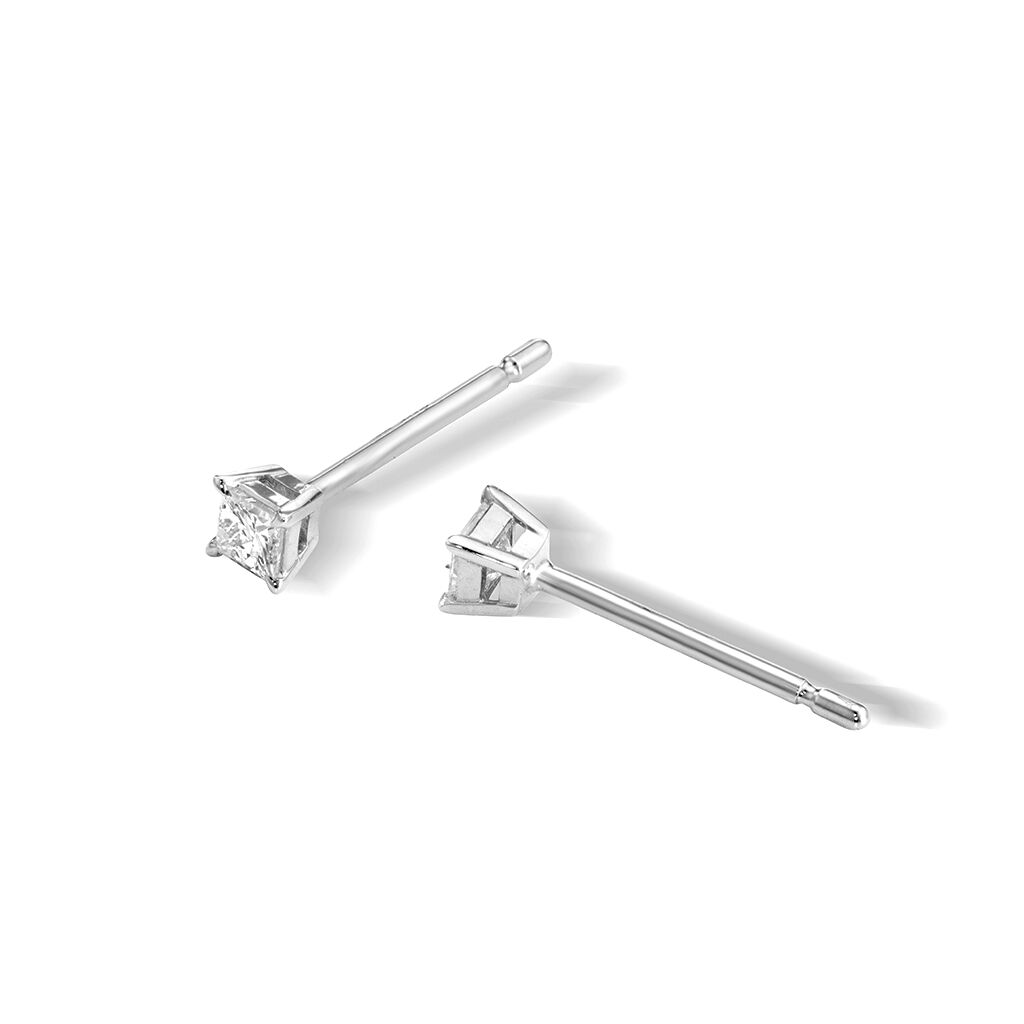 STAR JEWELRY「PRINCESS CUT DIAMONDS」|ピアス|